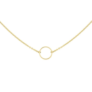 MINT15 INFINITY RING NECKLACE<br>STEEL