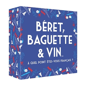  BOITE DE JEU:BERET BAGUETTE & VIN/