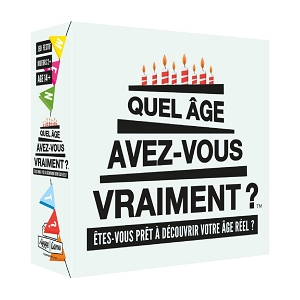 HYGGE GAMES BOITE DE JEU<br>QUEL AGE AVEZ VOUS VRAIME