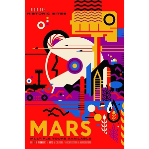 BLUESHAKER POSTER MARS<br>