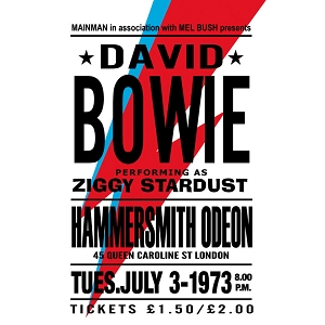 BLUESHAKER POSTER DAVID BOWIE<br>