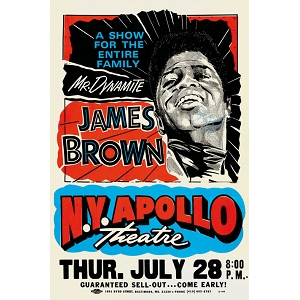 BLUESHAKER POSTER JAMES BROWN NY APOLLO<br>