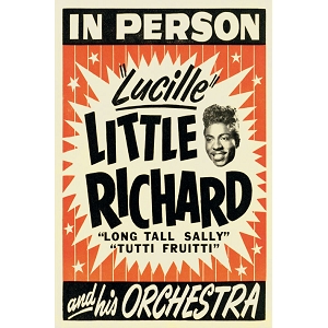 BLUESHAKER POSTER LITTLE RICHARD<br>