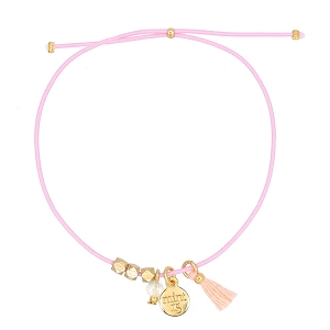 MINT15 BRACELET PEARL&TASSEL<br>Rose