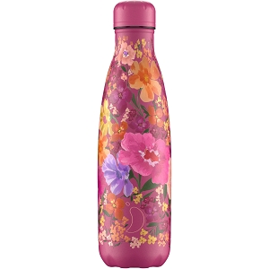 CHILLYS BOUTEILLE ISOTHERME 500ML<br>FLORAL