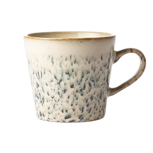 HK LIVING MUG 70  ANSE CAPPUCCINO CERAMIQUE<br>HAIL