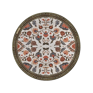 BEIJA FLOR SET TABLE ROND<br>BOHEMIAN GARDEN WHITE