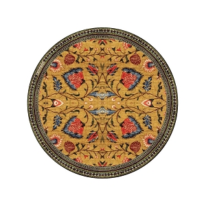 BEIJA FLOR SET TABLE ROND<br>BOHEMIAN GARDEN GOLD