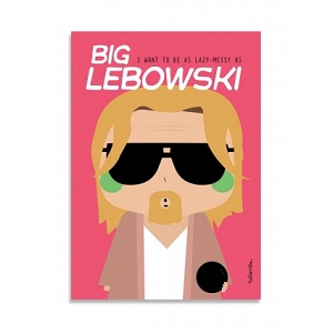 WALL EDITION POSTER BIG LEBOWSKI NINASILLA<br>