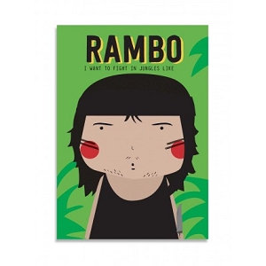 WALL EDITION POSTER RAMBO NINASILLA<br>