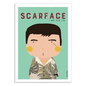 WALL EDITION POSTER SCARFACE NINASILLA<br>