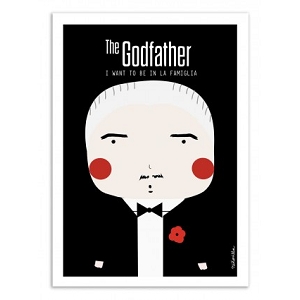 WALL EDITION POSTER THE GODFATHER NINASILLA<br>