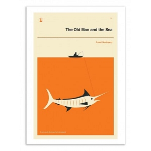 WALL EDITION POSTER THE OLD MAN AND THE SEA<br>