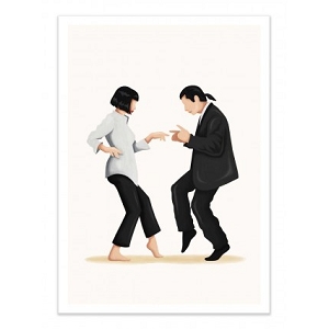 WALL EDITION POSTER PULP FICTION N.TOHME<br>