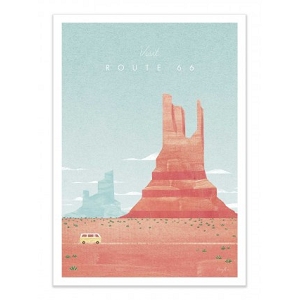 WALL EDITION POSTER VISIT ROUTE 66<br>