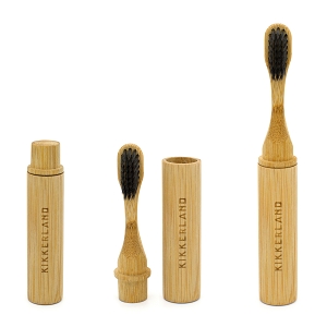 KIKKERLAND BROSSE A DENT VOYAGE BAMBOU<br>