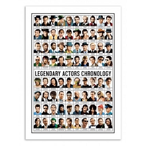 WALL EDITION POSTER LEGENDARY ACTORS<br>