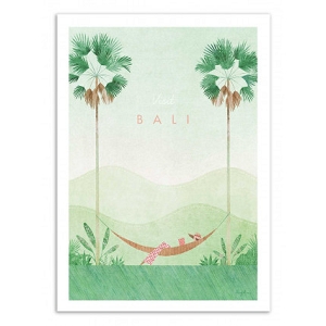 WALL EDITION POSTER VISIT BALI HENRI RIVERS<br>