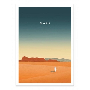 WALL EDITION POSTER MARS KATINKA REINKE<br>