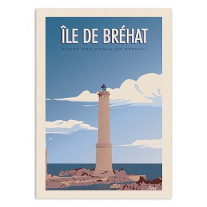 WALL EDITION POSTER ILE DE BREHAT<br>