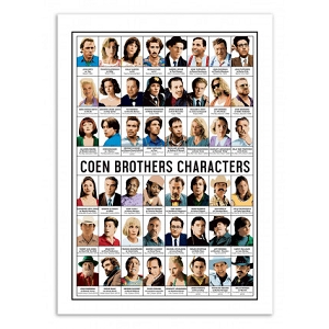 WALL EDITION POSTER COEN CHARACTERS<br>
