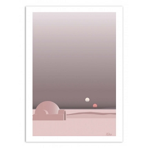 WALL EDITION POSTER TATOOINE<br>