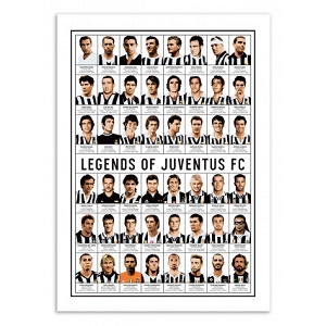 WALL EDITION POSTER LEGENDS JUVENTUS FC<br>