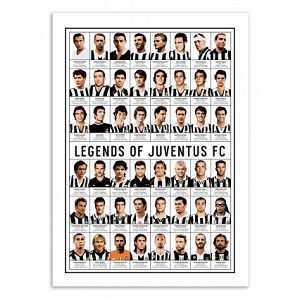  POSTER LEGENDS JUVENTUS FC