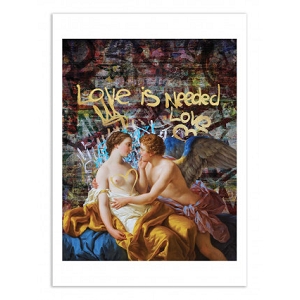 WALL EDITION POSTER LOVE IS NEEDED JOSE LUIS<br>