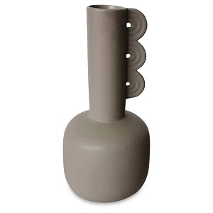 OPJET VASE CERAMIC ONDE<br>STONE TAUPE