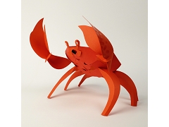 PLEGO PAPER PLEASURE CRABE DORMEUR<br>Orange