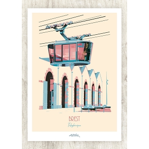 SET DE TABLE 33*50 POSTER BREST