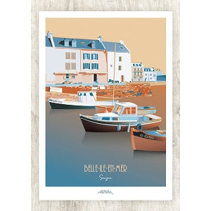 ARTMORIC POSTER BELLE ILE<br>