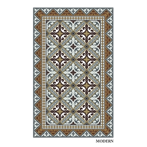 BEIJA FLOR TAPIS TILES M 60*100<br>Flor de lis