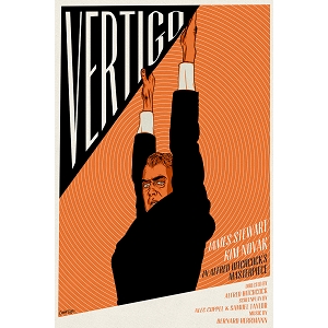 BLUESHAKER POSTER CRANIO VERTIGO ORANGE<br>