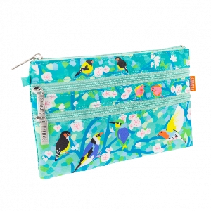 PYLONES ZIP POUCH POCHETTE 3 ZIP<br>BIRD