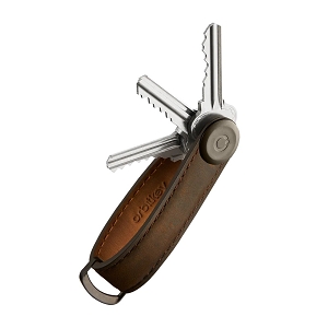 ORBITKEY KEY ORGANISER LEATHER<br>CRAZY HORSE