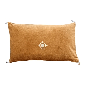 BONCOEURS HOUSSE COUSSIN 30*50 VELOURS SOLEIL<br>