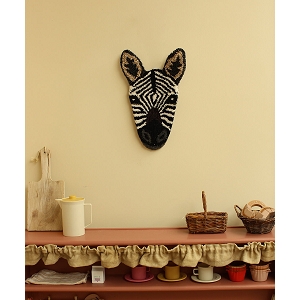 DOING GOODS HEAD STRIPEY ZEBRA RUG<br>