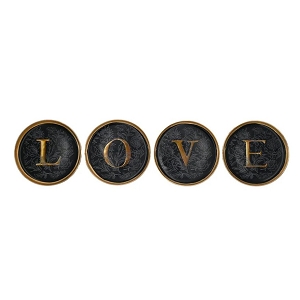BONCOEURS SOUS VERRES ENLUMINURE LOVE<br>