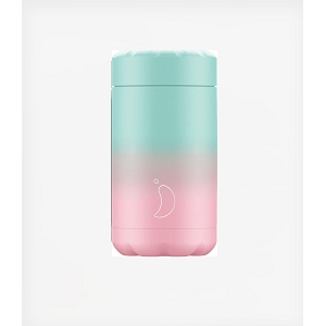 CHILLYS FOOD POT MOTIF 500ML<br>pastel