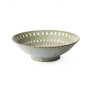 HK LIVING KYOTO CERAMIC SALAD BOWL<br>