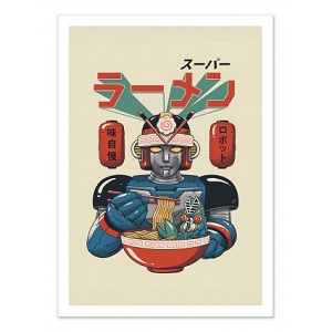 WALL EDITION POSTER SUPER RAMEN BOT<br>