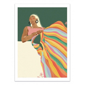 WALL EDITION POSTER COLORS GIGI ROSADO<br>