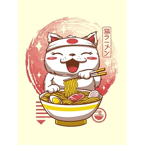 BLUESHAKER POSTER NEKO RAMEN<br>