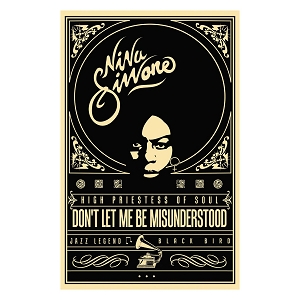 BLUESHAKER POSTER NINA SIMONE MISUNDERSTOOD<br>