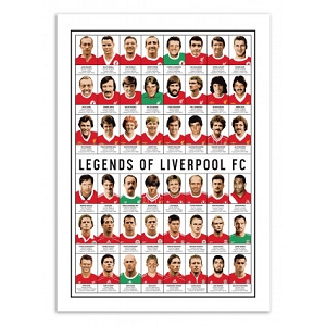 WALL EDITION POSTER LEGENDS LIVERPOOL<br>