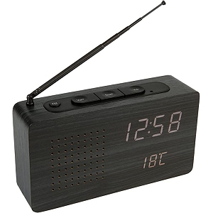 FISURA RADIO REVEIL<br>Noir