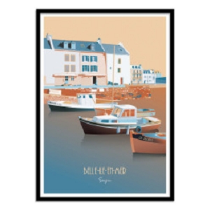 WALL EDITION POSTER BELLE ILE EN MER<br>