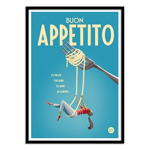 WALL EDITION POSTER BUON APPETITO<br>